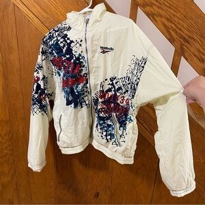 Reebok Zip Up Jacket 90s Vintage Size Large